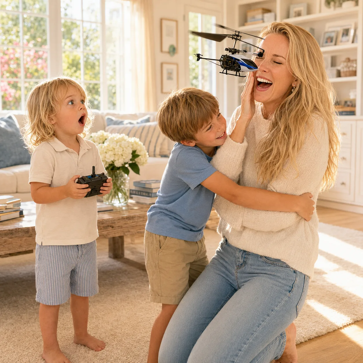 The Time My Three-Year-Old Flew a Helicopter Into My Face