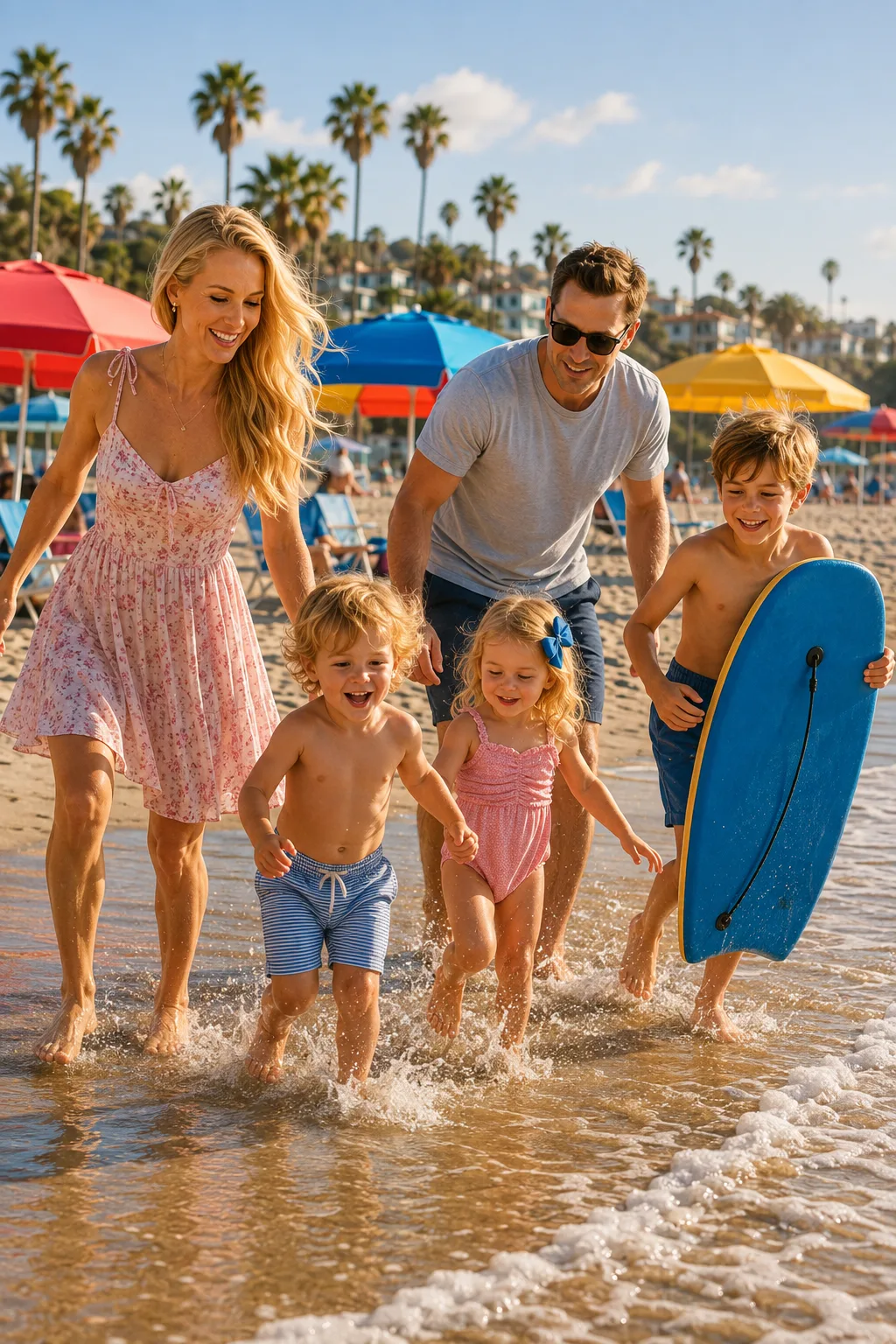 Bare Feet and Boogie Boards