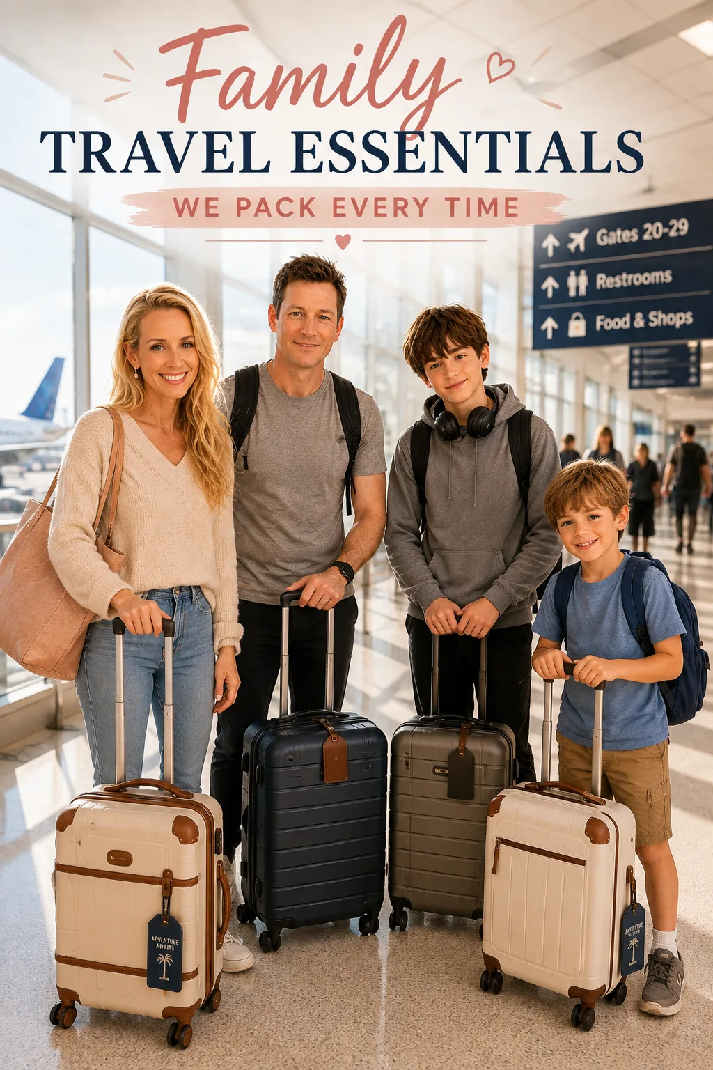 Family travel essentials we pack every time